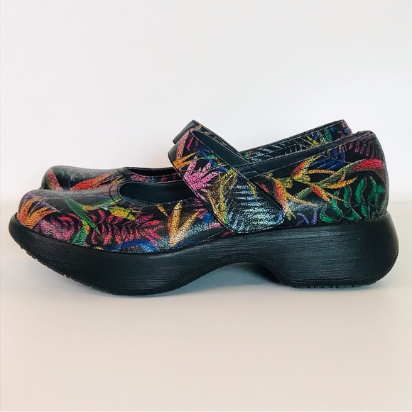 Dansko Willa Paradise Leather Mary Jane Shoes Size 36 - Picture 3 of 15